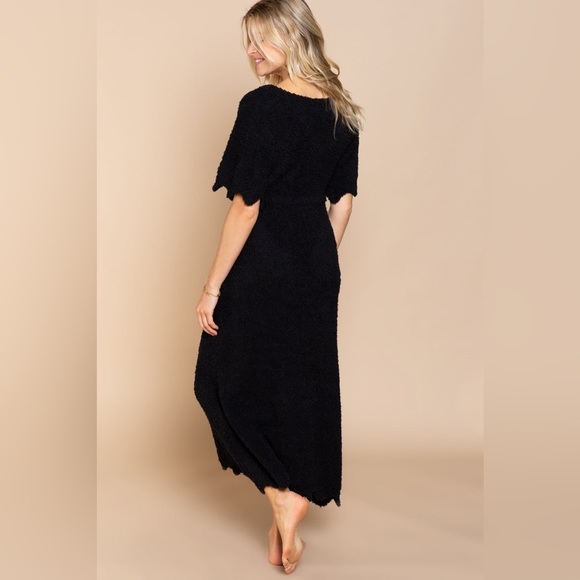 POL - Black Long Sweater Dress - Picture 6 of 8